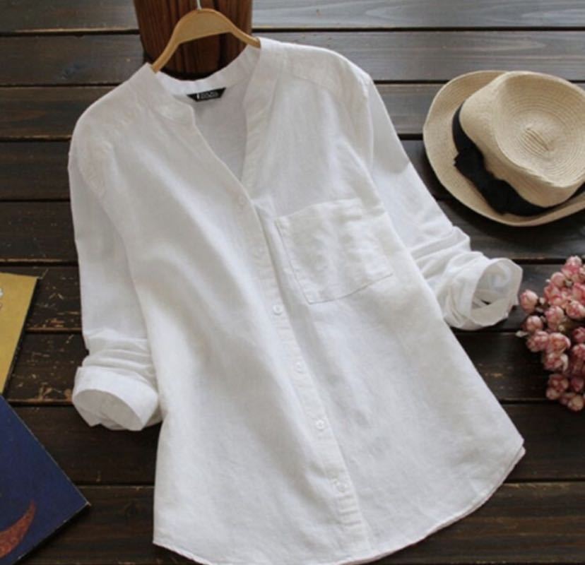 Sophia™ | Stilvoller Komfort - Freizeithemd aus Leinen und Baumwolle