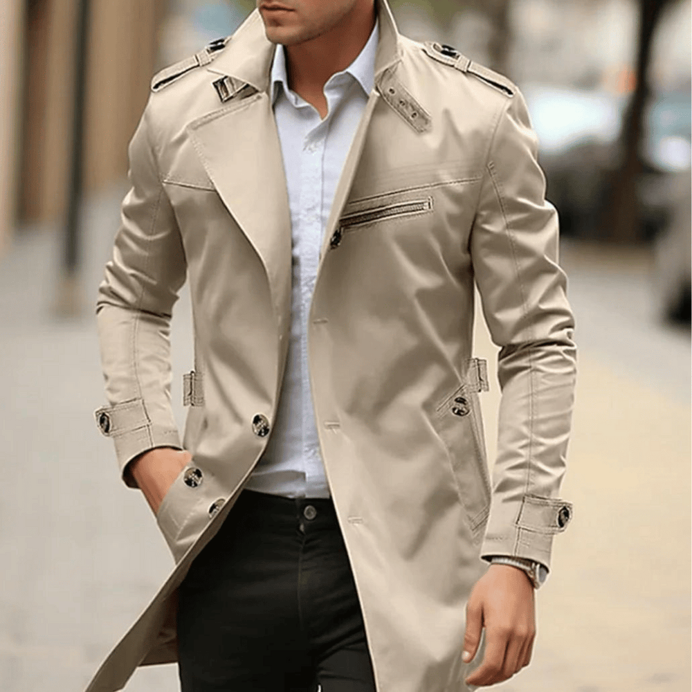 Carl™ | Stilvolle Wärme - Eleganter und komfortabler Mantel