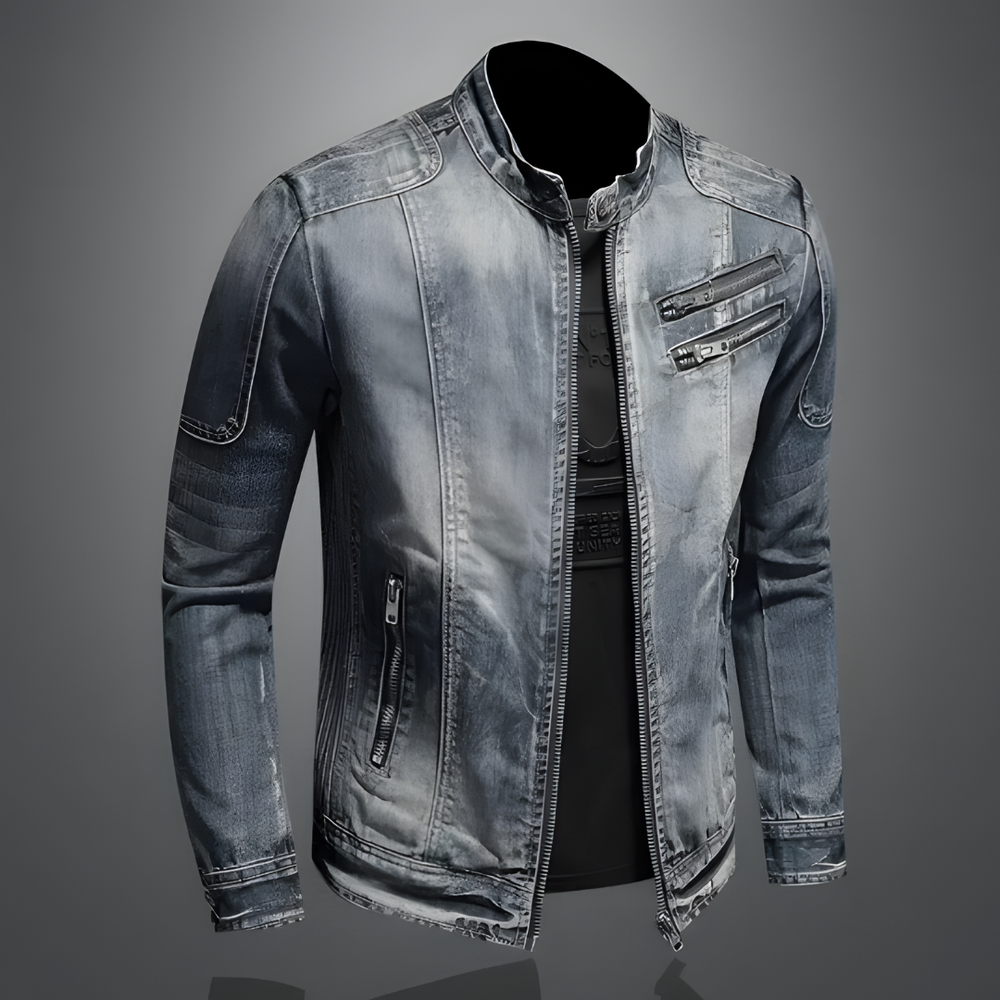 Lorenzo™ | Zurück in die Zeit - Vintage-Denim Jacke für Männer
